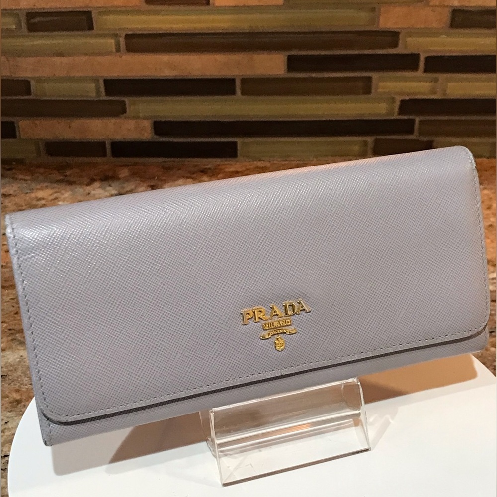 Prada Signature Saffiano Leather Continental Wallet 😍🔥 - Picture 3 of 17